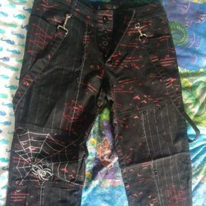 Gothic Lolita Punk Patchwork Flare Pants